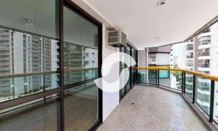 Excelente apartamento com 205m². 4 quartos sendo 2 suítes, 2 vagas de garagem na melhor localização de Icaraí.
