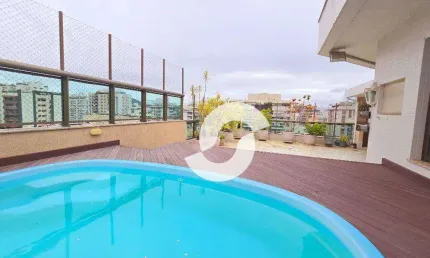 Cobertura com 3 dormitórios à venda, 225 m² por R$ 2.500.000,00 - Icaraí - Niterói/RJ