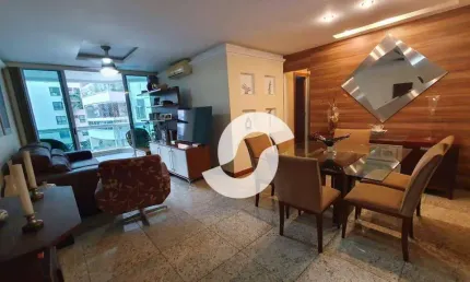 Ótimo apartamento com 3 dormitórios à venda, 120 m² por R$ 1.100.000 - Icaraí - Niterói/RJ