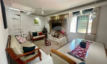 More em uma charmosa casa de vila  de 169m2, com 3 quartos e terraço - fonseca - niterói/rj