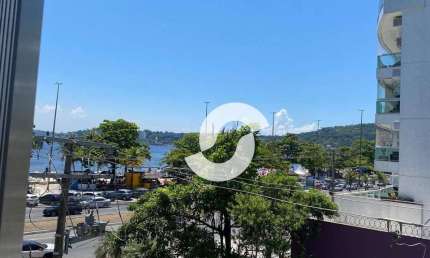 Apartamento com 1 dormitório à venda, pé na areia, 50 m² por R$ 480.000 - Charitas - Niterói/RJ
