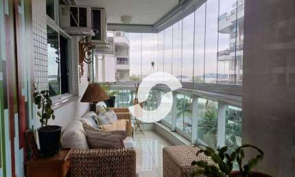 Apartamento com 3 dormitórios à venda, 123 m² por R$ 1.480.000,00 - Charitas - Niterói/RJ