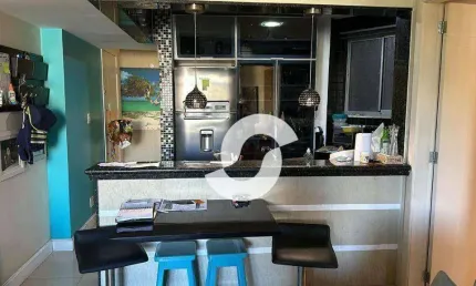 Apartamento à venda, 77 m² por r$ 585.000,00 - centro - niterói/rj