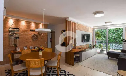 Apartamento lindo 4 dormitórios mobiliado, venda por R$ 1.850.000,00 - Camboinhas - Niterói/RJ