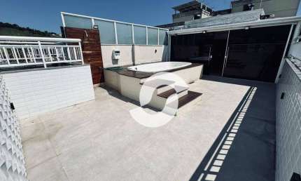 Cobertura com 3 dormitórios à venda, 155 m² por R$ 810.000,00 - Maria Paula - Niterói/RJ