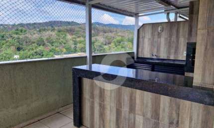 Cobertura com 2 dormitórios à venda, 111 m² por R$ 550.000,00 - Maria Paula - Niterói/RJ