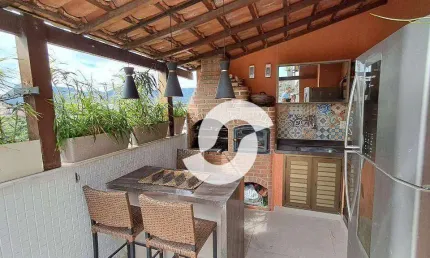 Cobertura duplex com 3 dormitórios à venda, 145 m² por r$ 1.250.000 - icaraí - niterói/rj