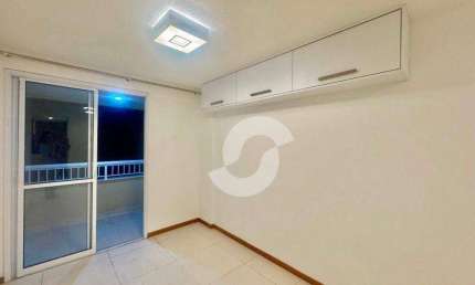 Apartamento com 2 dormitórios para alugar, 57 m² por R$ 2.867,94/mês - Piratininga - Niterói/RJ