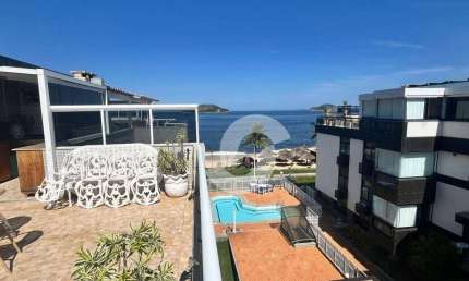 Cobertura Vista Mar com 3 dormitórios à venda, 248 m² por R$ 2.500.000 - Camboinhas - Niterói/RJ