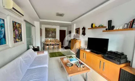 Miolo de icaraí, a 1 quadra da praia. excelente 3 quartos com suíte e hidromassagem. 1 vaga de carro - r$1.150.000