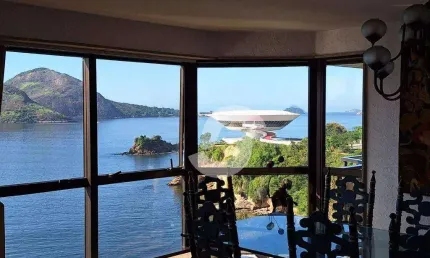 Apartamento com 4 dormitórios à venda, 480 m² por r$ 3.500.000,00 - ingá - niterói/rj