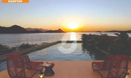 Ótimo Studio com 1 dormitório à venda, 33 m² por R$ 580.000 - Charitas - Niterói/RJ