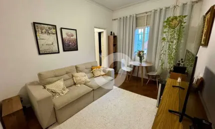 Apartamento com 1 dormitório à venda, 50 m² por r$ 265.000,00 - icaraí - niterói/rj