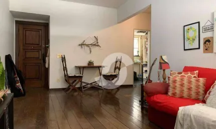 Apartamento amplo com 3 quartos próximo ao Campo de São Bento  Icaraí