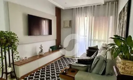 Apartamento com 2 dormitórios à venda, 70 m² por r$ 715.000,00 - santa rosa - niterói/rj