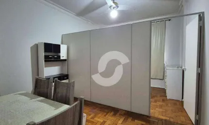 Centro - 2 quartos - excelente apartamento com 2 quartos 1 banheiro social, sala em 2 ambientes, cozinha, dependência. r$ 330.000