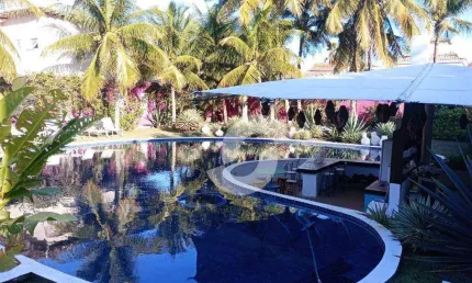 Pousada com 14 dormitórios à venda, 80m da praia. 800 m² por r$ 4.200.000 - geribá - armação dos búzios/rj