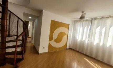 Oportunidade!!! Cobertura duplex - VAZIA, com 3 dormitórios à venda, 150 m² por R$ 730.000 - Santa Rosa - Niterói/RJ