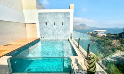 Cobertura à venda, 239 m² por r$ 3.750.000,00 - ingá - niterói/rj