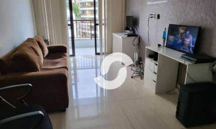 Ótimo apartamento com 3 dormitórios à venda, 102 m² por R$ 790.000 - Santa Rosa - Niterói/RJ
