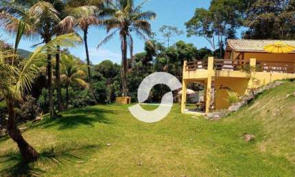 Casa com 4 dormitórios, 500 m² - venda por R$980.000,00  estilo sítio, Várzea das Moças - Niterói/RJ