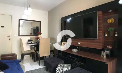 Apartamento com 2 dormitórios à venda, 56 m² por r$ 220.000,00 - boaçu - são gonçalo/rj