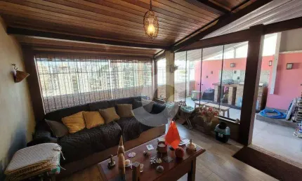 Cobertura tríplex, 3 dormitórios, suíte lavabo, 2 vagas