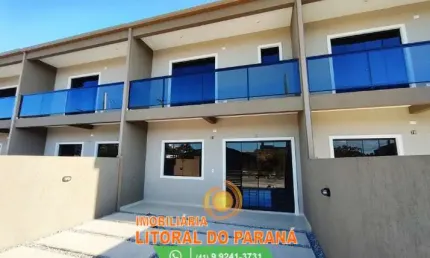 Sobrado com Piscina Quadra do Mar - Balneário Grajaú - Pontal do Paraná