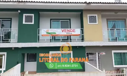 Casa Sobrado Padrão - 2 quartos com suíte - Balneário Shangri-lá - Pontal do Paraná