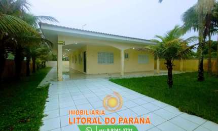 Casa 4 quartos - Pontal do Sul uma quadra do embarque para Ilha do Mel - Pontal do Paraná!