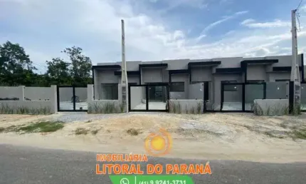 Casa Geminada 2 Quartos (sendo 1 suíte) em Saint Etiene -Matinhos FINANCIE