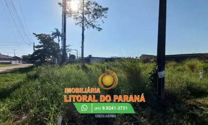 Terreno de esquina 13,30 x 27,50 - Balneário Santa Terezinha - Pontal do Paraná