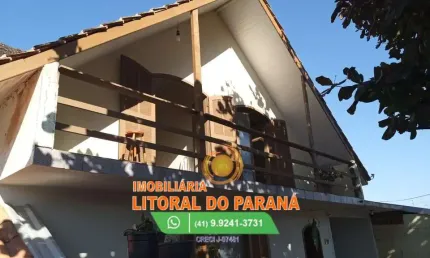 Casa sobrado- 3 dormitórios à venda baln. canoas - pontal do paraná/pr