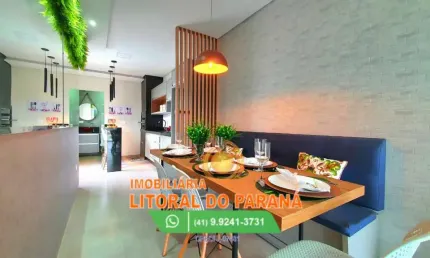 Financiamento com entrada parcelada: Casa em condomínio fechado - Praia de Leste - Pontal do Paraná