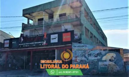 Prédio comercial frente para rodovia - shangri-lá - pontal do paraná