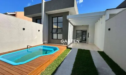 Casa com 3 dormitórios à venda, 75 m² por r$ 629.000,00 - balneário flamingo - matinhos/pr