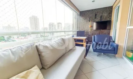 Espetacular Apartamento de Luxo na Vila Olímpia, São Paulo-SP: 3 Quartos, 3 Suítes, 4 Banheiros, 3 Vagas de Garagem.
