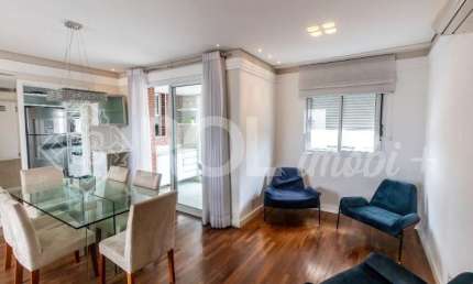 Apartamento mobiliado no Itaim Bibi: 2 quartos, 1 suíte, 1 sala, 3 banheiros, 2 vagas de garagem - São Paulo-SP.