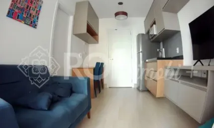 Apartamento mobiliado com varanda 41 m² - 1 dormitório - 1 vaga - barra funda - locação