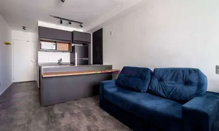 Studio com 1 dormitório à venda, 28 m² por r$ 335.000,00 - mirandópolis - são paulo/sp