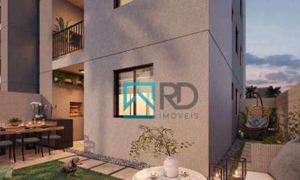 Apartamento Garden com 2 dormitórios à venda, 47 m² por R$ 430.815 - Neoville - Curitiba/PR