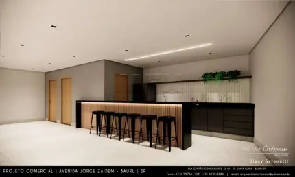 Sala comercial para alugar na Avenida Jorge Zaiden, Jardim Contorno, Bauru, 350 m2 por R$ 9.800