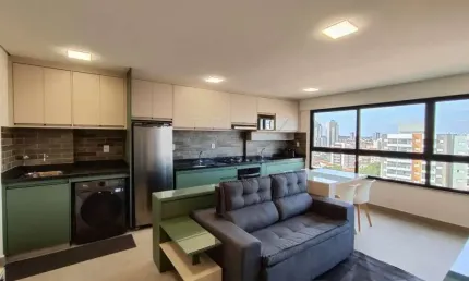 Apartamento com 1 quarto para alugar na Rua Araújo Leite, Vila Santa Tereza, Bauru, 46 m2 por R$ 3.300