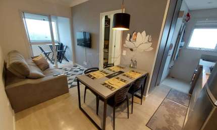 Apartamento com 1 quarto para alugar na Avenida Affonso José Aiello, Vila Aviação, Bauru, 40 m2 por R$ 3.500
