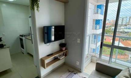 Apartamento com 1 quarto para alugar na Rua Doutor Annis Dabus, Parque Jardim Europa, Bauru, 32 m2 por R$ 2.200