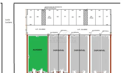Sala comercial para alugar na rua rafael pereira martini, parque júlio nóbrega, bauru, 185 m2 por r$ 3.000