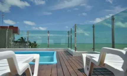 Flat com 1 dormitório à venda, 52 m² por R$ 480.000,00 - Bessa - João Pessoa/PB