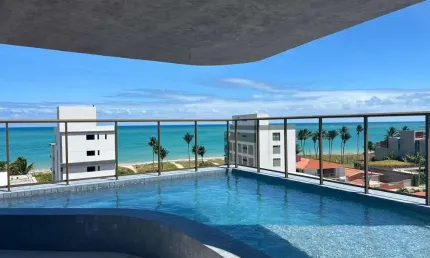 Flat com 1 dormitório à venda, 28 m² por R$ 422.700,00 - Jardim Camboinha - Cabedelo/PB