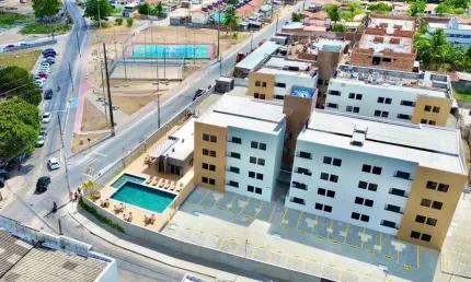 Apartamento com 2 dormitórios à venda, 43 m² por r$ 162.000,00 - paratibe - joão pessoa/pb