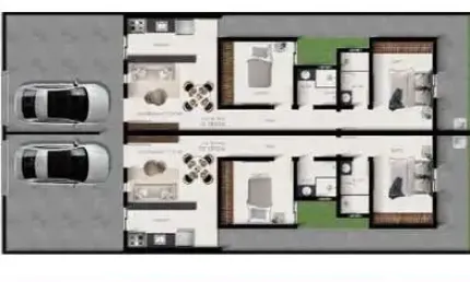Casa com 2 dormitórios à venda por R$ 210.000 - Paratibe - João Pessoa/PB